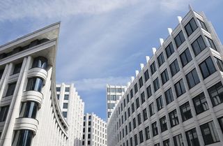 办公楼办公中心大都市建筑城市风格玻璃