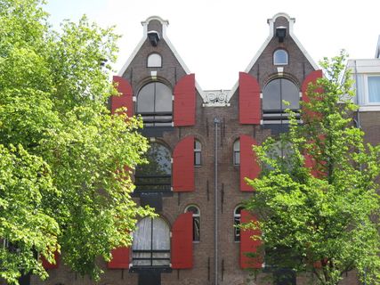 阿姆斯特丹，房屋，对称，建筑结构，建筑外观，建筑，建筑，工厂