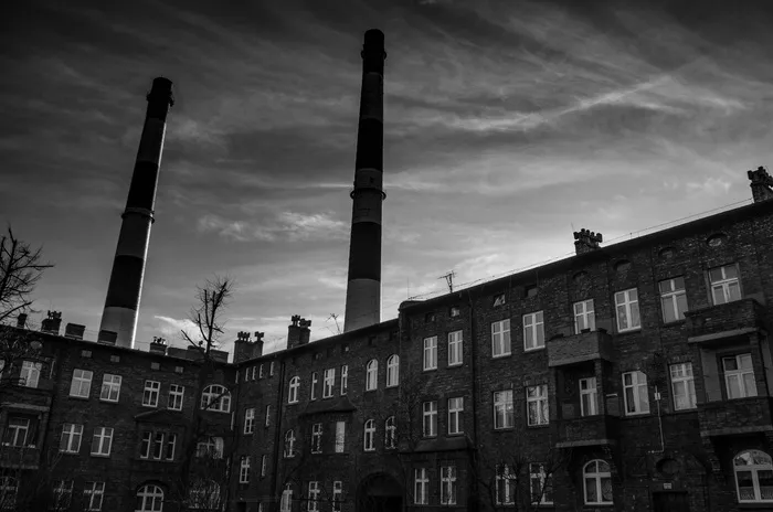 nikiszowiec，工人村，烟囱，卡托维兹，建筑外观，建筑，建筑结构，天空