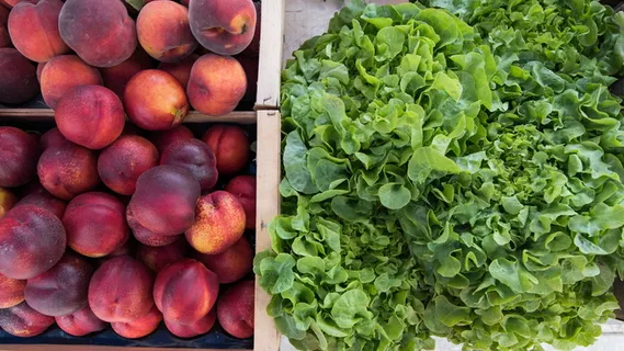 水果，蔬菜，夏天，食物，新鲜，素食者，素食者，素食者