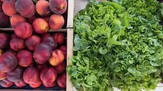 水果，蔬菜，夏天，食物，新鲜，素食者，素食者，素食者