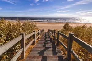 德国，赫林斯多夫，海滩，波罗的海，风景，自然，水，天空