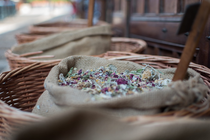 食品、市场、香料、香料、销售、天然、花卉、选择性聚焦