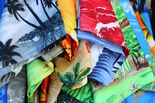 衬衫、旅行、岛屿、多色、无人、白天、纺织品、背景