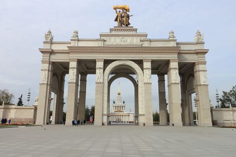 enea、vvc、莫斯科、大门、拱门、纪念碑、苏联、展馆