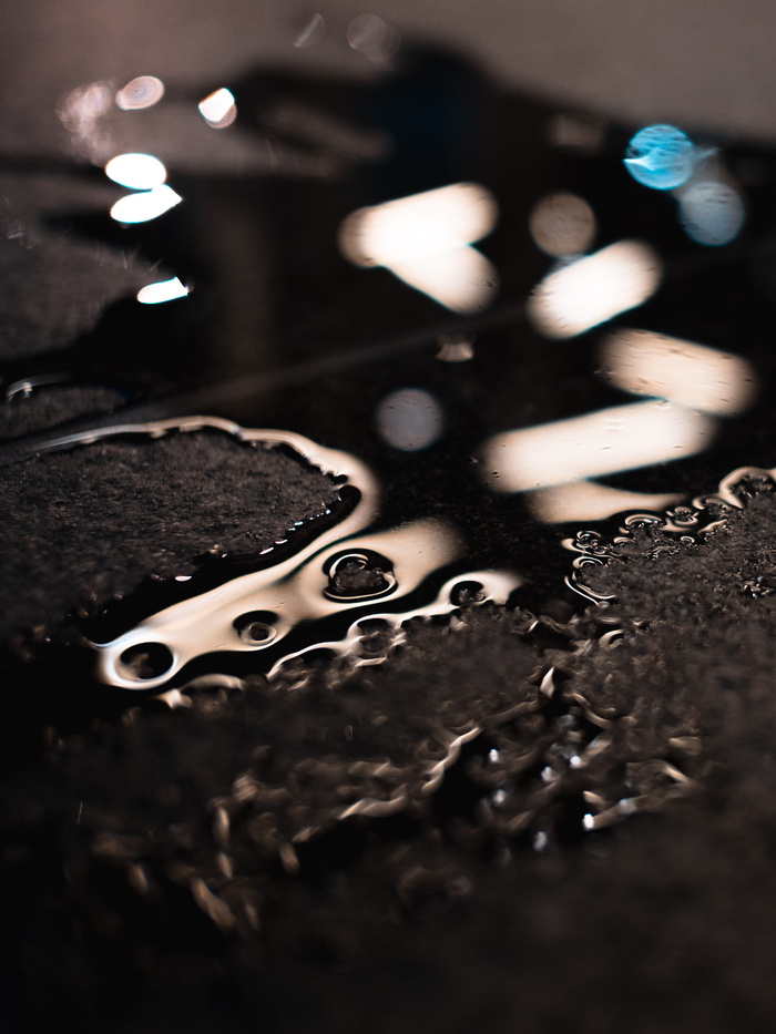 液体的浅聚焦摄影