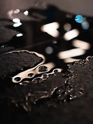 液体的浅聚焦摄影