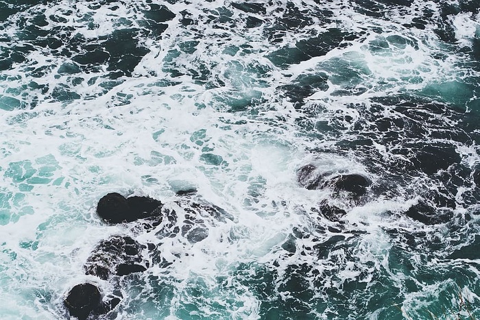 海洋，海浪，海滩，岩石，水，运动，冲浪