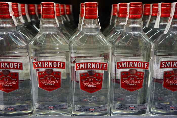 smirnoff 瓶很多, 伏特加, smirnoff, 精神, 帝亚吉欧, 喝, 酒精, 瓶