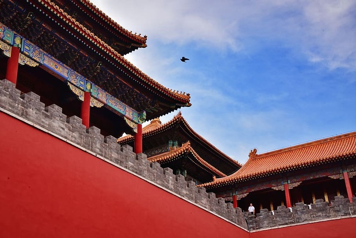 紫禁城，北京，古建筑，紫禁城，建筑，建筑结构，建筑外观，红色