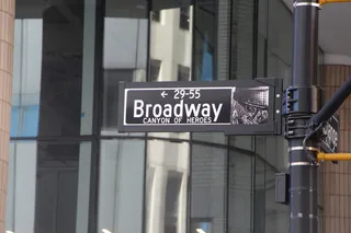 街道，曼哈顿，美国，美国，纽约，百老汇，通讯，文本