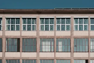 灰色、涂漆、住宅、建筑、窗户、窗格、玻璃、木制