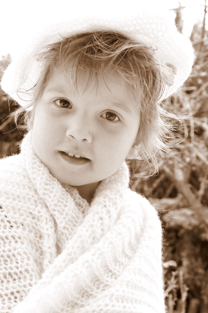 女孩，问，脸，肖像，孩子，人，童年，真人