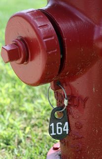 美国，阿默斯特，马萨诸塞大学阿默斯特，特写，红色，金属，白天，安全