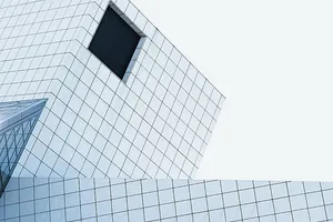 白玻璃建筑，建筑，建筑，基础设施，设计，洞，摩天大楼，窗户