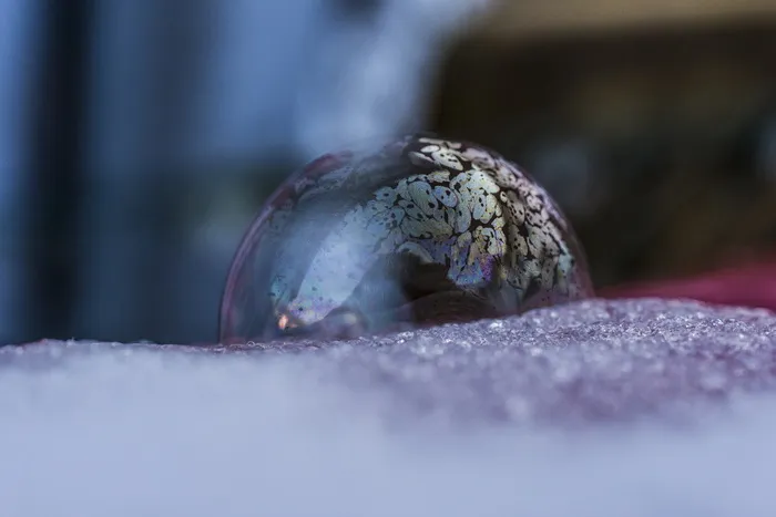 冷冻，肥皂泡，冬天，冷冻泡，寒冷，冬天，艾斯克里斯塔勒，雪