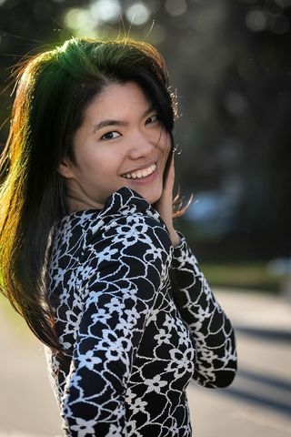 墨尔本，澳大利亚，发型，化妆，时尚，眼睛，微笑，模特