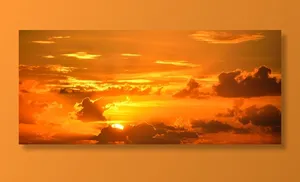 日落摄影，充满活力，色彩，日出，橙色，雄伟，天空，明亮