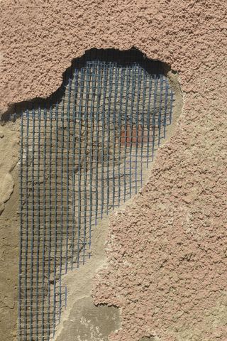 立面、孔洞、修复、组织、毛坯、墙、旧、风化