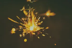 橙色火花