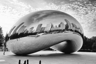 芝加哥, 美国, 云门, 千年公园, 市中心, 公园, 天空, 建筑