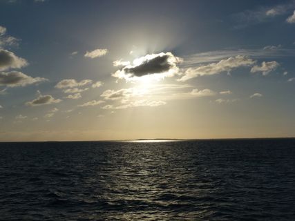 海洋，天空，云，多云，地平线，水，海景，日落