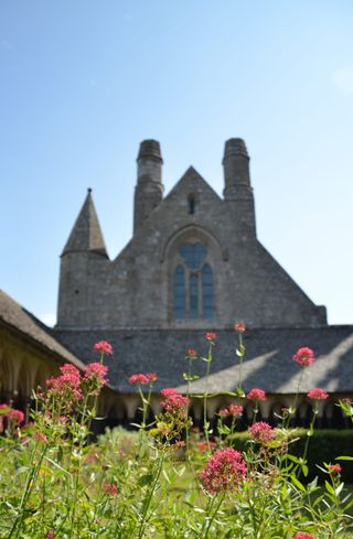 圣米歇尔山, 法国, 修道院, 教堂, 圣米歇尔山, 模糊, 中世纪