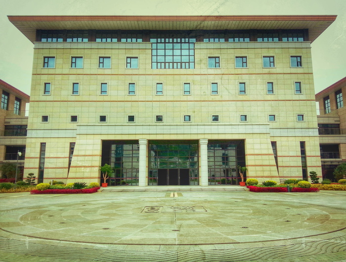 新华商学院, 建筑, 鲁班奖, 建筑, 建筑外观, 建筑结构, 窗口, 没有人