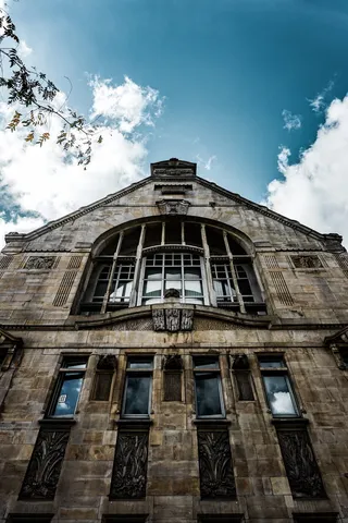 德国，汉诺威，建筑结构，建筑，低角度视图，天空，建筑外观，云天