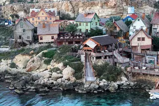 预定，马耳他，蓝色，水，村庄，自然，家，电影