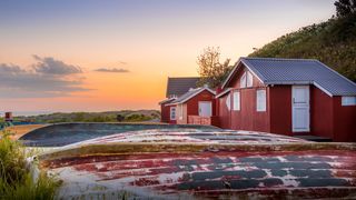 建筑、平房、云、日光、环境、外部、立面、房屋