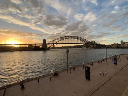 建设, 建筑, 人类, 人, 桥梁, 水, 澳大利亚, ​​悉尼