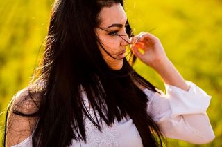 人，健康，头部，笑，健康，女性，家庭，身体