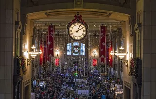 圣诞，圣诞装饰，圣诞购物，圣诞庆祝，圣诞活动，圣诞购物者，联合车站，堪萨斯城圣诞节