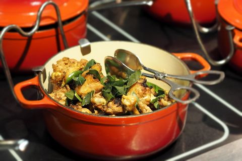 熟的，肉菜，锅子，墨，红，食物，放食物，容器