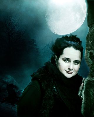 哥特式，姿势，模特，月光，宁静，忧郁，肖像，年轻人