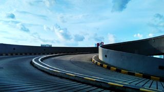 印尼，雅加达，昆宁安市停车场，云天，天空，交通，建筑结构，自然