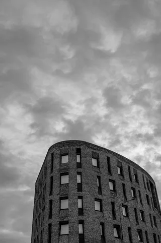 英国，布莱顿，刘易斯路，建筑，建筑，城市，建筑外部，云天