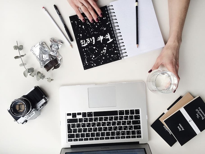 女人、名单、电脑、相机、摄影师、技术、指甲、油漆