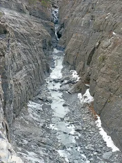 景观、自然、山脉、冬季、白色沟壑、阿尔卑斯山、水、冰