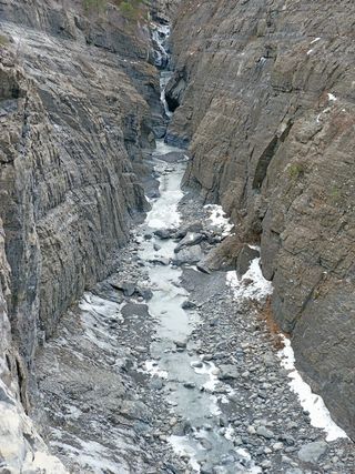 景观、自然、山脉、冬季、白色沟壑、阿尔卑斯山、水、冰