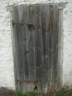 老, 门, 记忆, 住宅, 孤独, 木质材料, 关闭, 建筑结构