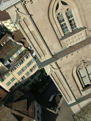 苏黎世，瑞士格罗斯明斯特，建筑结构，建筑外观，建筑，城市