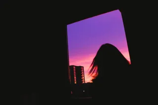 剪影，室内设计，室内，艺术，画布，人，人，户外