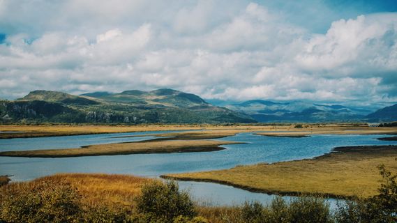 景观，山脉，山地景观，自然，天空，自然，绿色，风景