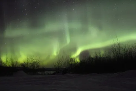 加拿大,育空地区,夜晚,风景-自然,自然之美,冬天,雪,寒冷的温度 加拿大,育空地区,夜晚,风景-自然,自然之美,冬天,雪,寒冷的温度