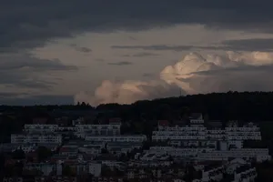 积云，云，云，积云，云，积云，云的形状，云团，傍晚