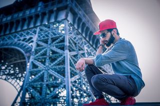 时尚，风格，男孩时尚，姿势，年轻，男孩，肖像，成人