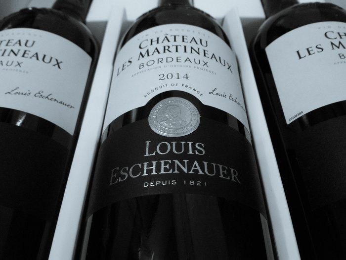 2014年Les Martineaux Bordeaux酒瓶