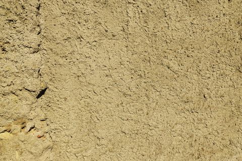 石膏、立面、毛坯、墙壁、陈旧、风化、开裂、结构石膏